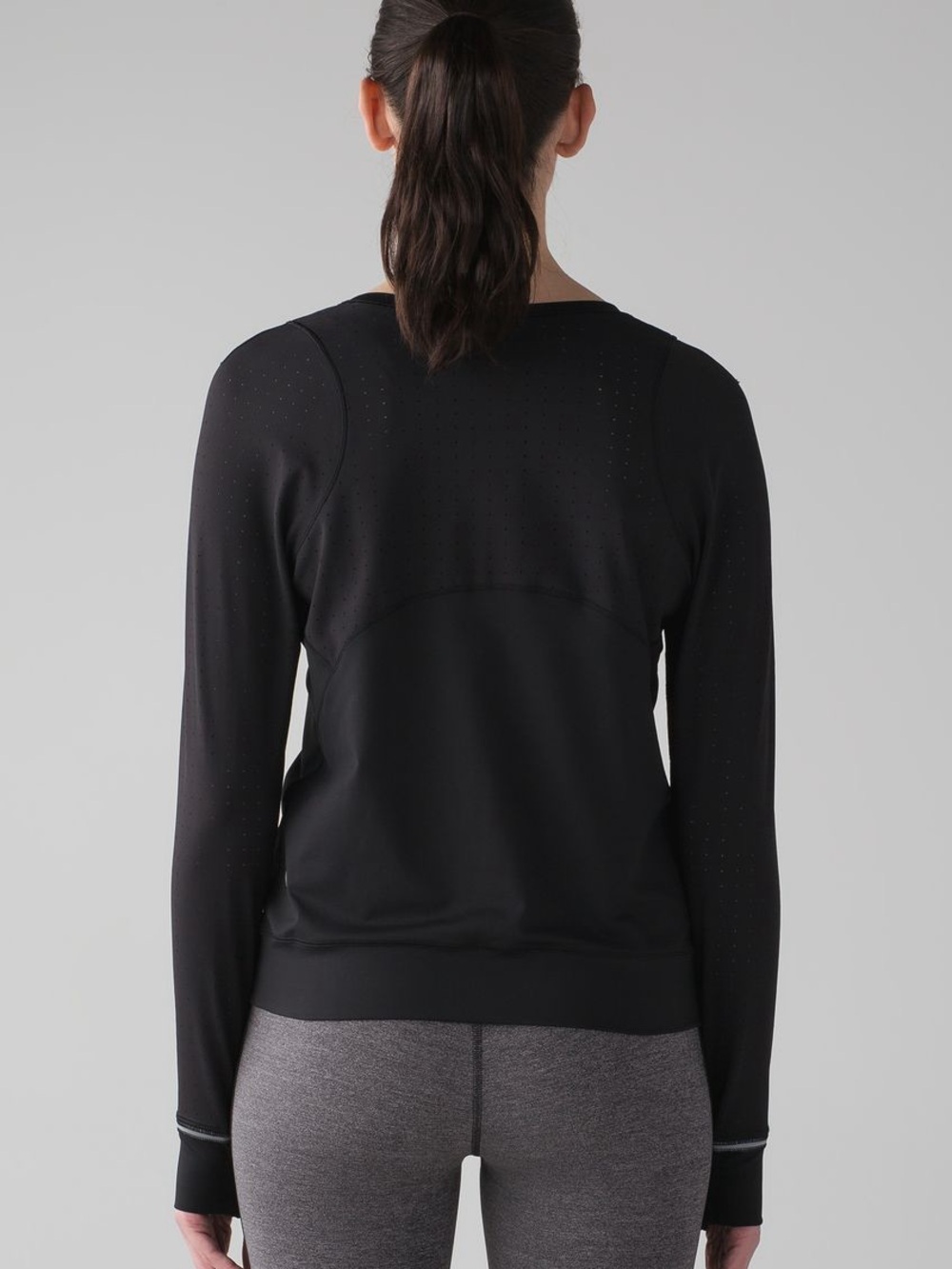 Lululemon Mind Over Miles Long Sleeve
Black Shirt Size 6/8 Medium